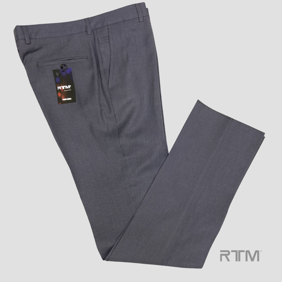 pantalon gris formal hombre